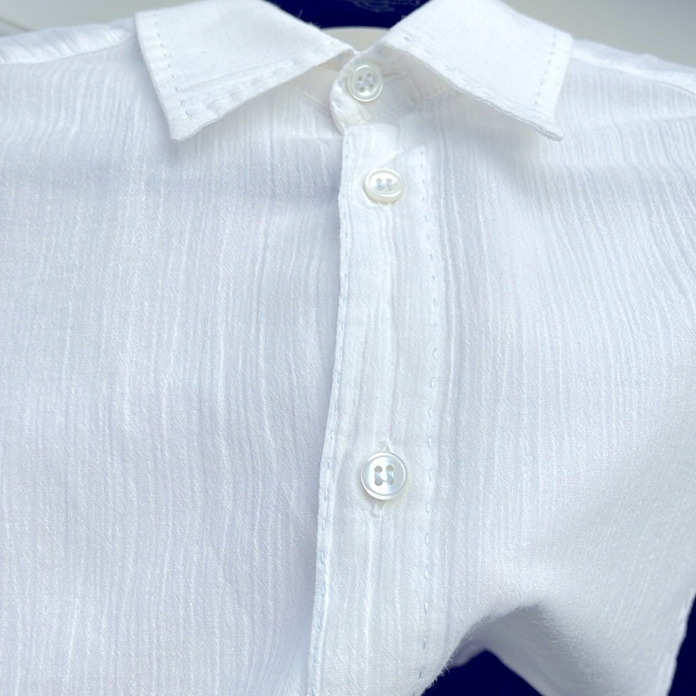 Baby Graziella Made in Italy white button down shirt 2Y - Picture 8 of 8
